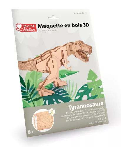 Graine Creative 3D puzzle – T-Rex