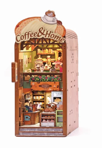 Graine Creative DIY könyvespolc díszítő – Hangulatos kávézó