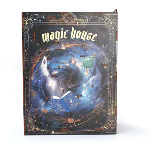 Graine Creative DIY könyvespolc díszítő – Mágikus házikó