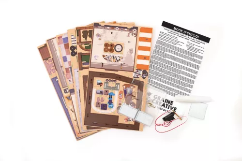 Graine Creative DIY könyvespolc díszítő – Kávézó