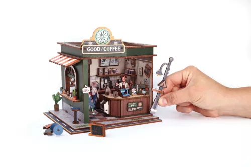 Graine Creative DIY könyvespolc díszítő – Kávézó