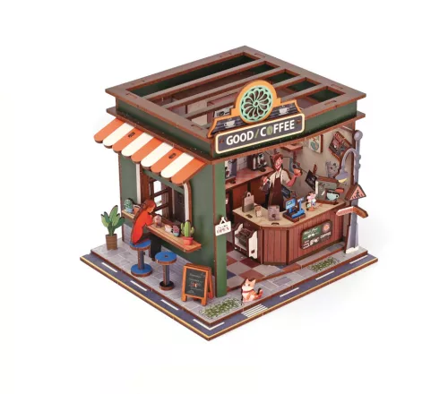 Graine Creative DIY könyvespolc díszítő – Kávézó