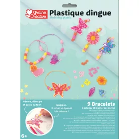   Graine Creative Zsugorodó műanyag karkötőkészítő készlet