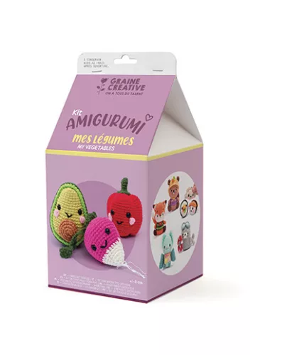 Graine Creative Amigurumi készlet - Zöldségek
