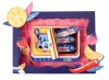 Graine Creative 3D papírkép - Szardínia