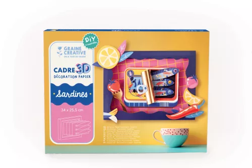 Graine Creative 3D papírkép - Szardínia