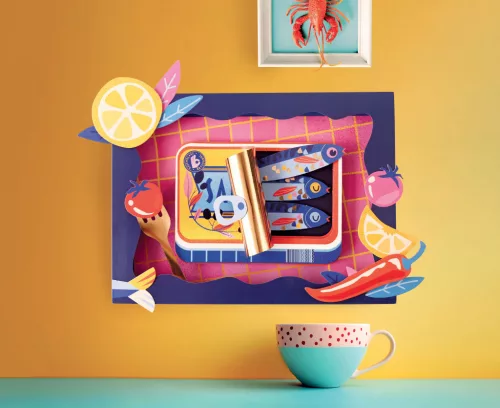 Graine Creative 3D papírkép - Szardínia