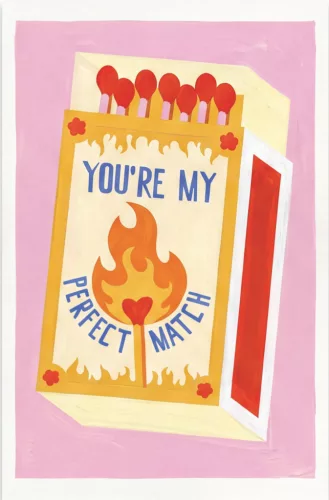 Graine Creative Számfestő képeslap készlet - Love notes