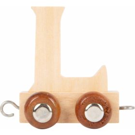   Ábécé betűvonat - L betű - natúr színű- oktatójáték - Legler