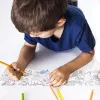 Öntapadós mini színező henger 6 db mini ceruzával - Carioca