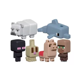   Minecraft Squishme Anti-Stressz figura – zsákbamacska, 7 cm, Just Toys