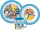 Pokémon Battle étkészlet, micro műanyag szett bögrével 265 ml