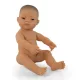 Baba - ázsiai lány, haj nélkül, 40 cm-es, vízálló, MINILAND, ML31006