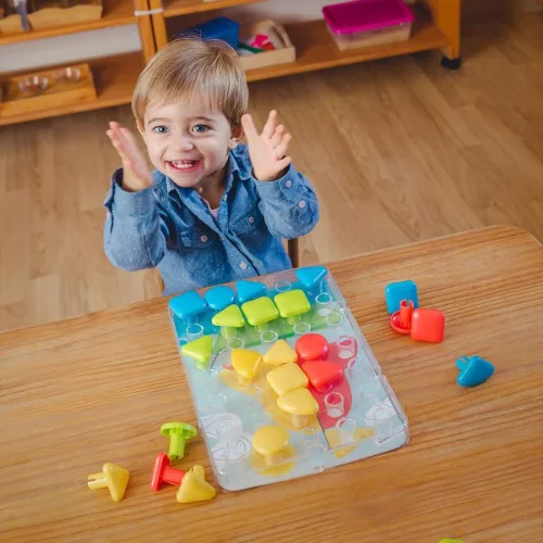 Óriás Coloredo pötyi készlet, 32 db-os, 39 mm-es, MINILAND Superpegs ML45319