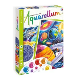   Aquarellum, kozmosz, foszforeszkáló, nagy - Sentosphere SA6413