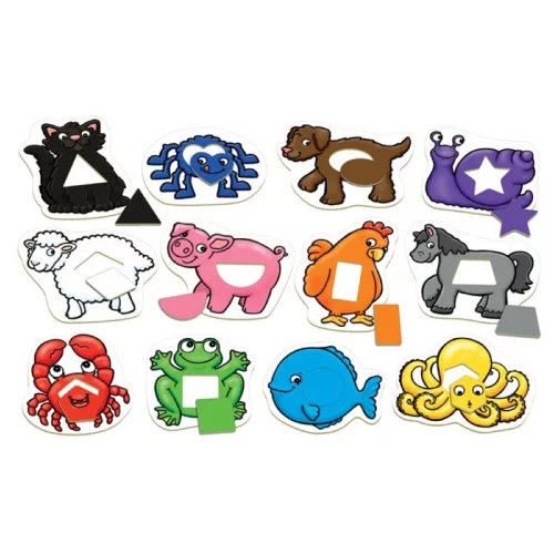 Állatok és alakzatok - Formakereső / Állatok és formák (Animal Shapes), ORCHARD TOYS OR021