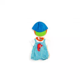   ML31641 Babaruha kockás (nyári)   32 cm           (fiú babának)