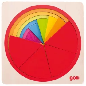 6 rétegű törtek puzzle, GOKI GK57737