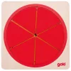 6 rétegű törtek puzzle, GOKI GK57737