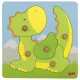 Fogós puzzle - Dínó, GOKI, GK57553