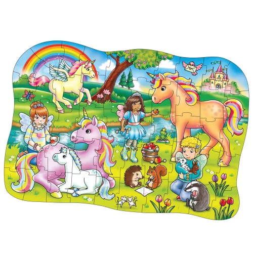 Barátaink, az unikornisok (Unicorn Friends Jigsaw Puzzle), ORCHARD TOYS OR291