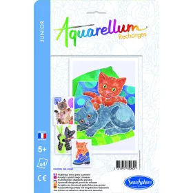   Pótlapok Aquarellum képekhez, kölyökcicák - Sentosphere SA6506R