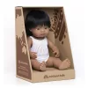 Baba, latin-amerikai fiú, fehérneműben, 38 cm, Miniland ML31157