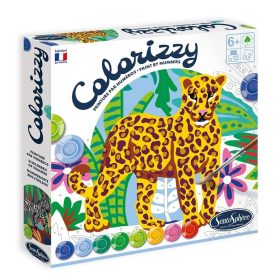   Számos kifestő, leopárd és zebra, Colorizzy, Sentosphere SA4511