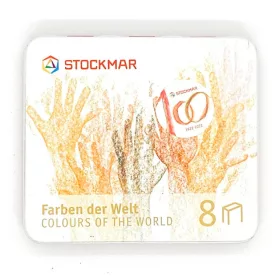   Stockmar 100. A Világ Színei válogatás 8 színű Méhviaszkréta /tégla/     wawa
