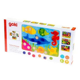 Szín - lottó társasjáték GOKI 56705 GOKI