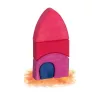 Város, építőpuzzle, színes, 36 darabos GK58360 Goki