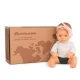 Baba 32 cm-es, ruhában, hajpánttal  Miniland ML316216