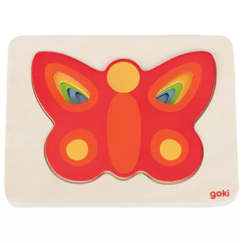Pillangó puzzle, 5 rétegű - GOKI  GK57486