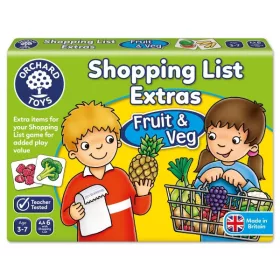   Bevásárlólista: Gyümölcsök, zöldségek kiegészítő (Shopping List Extras: Fruit&Veg) ORCHARD TOYS OR90