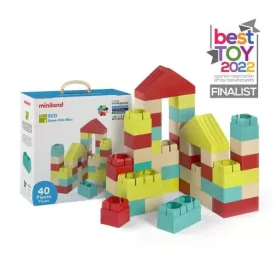  ECO Super Kim Blok építőjáték: 40 darabos Miniland ML32159