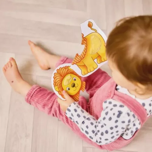 Kétdarabos párosító kártyák: Dzsungel állatok (Match and Feel Jungle Puzzles) ORCHARD TOYS OR133