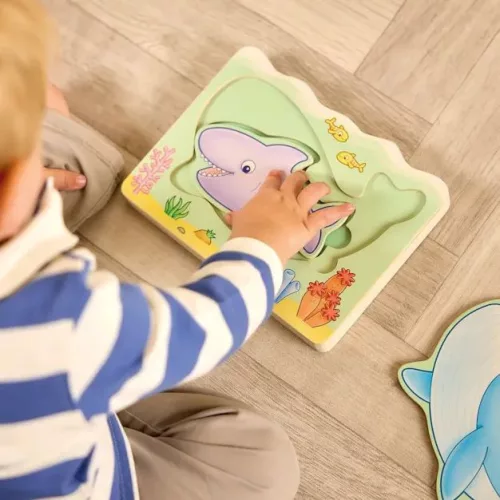 Többrétegű kirakós Tengeri állatok (Under the Sea Wooden Nesting Puzzle) ORCHARD TOYS OR135