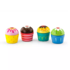 Játék muffin fából (4 db-os)