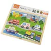 Puzzle 24 db-os (járművek)