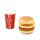 Játék hamburger és Viga cola