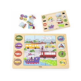 Puzzle - találd meg a párokat  - járműves