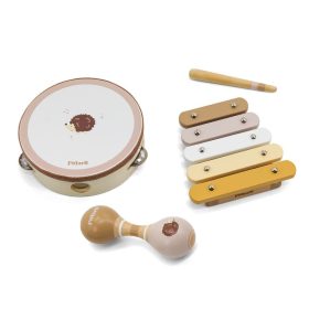 Hangszerkészlet: 3 db-os, sünis fajáték (PolarB)