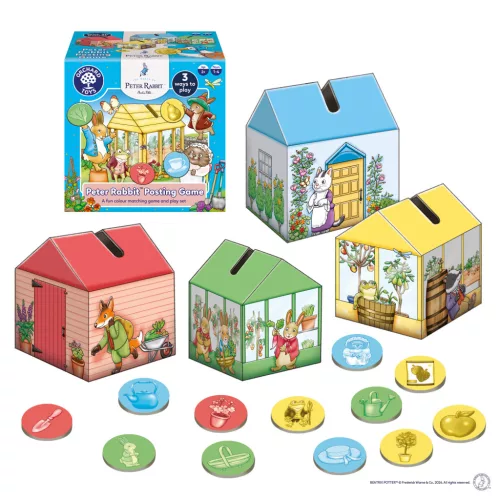 Nyúl Péter szortírozós játék • Peter Rabbit Posting Game WPR009 ORCHARD TOYS / Peter Rabbit™