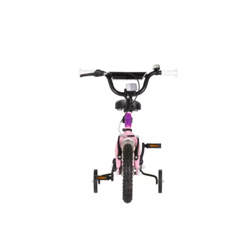 KPC FluoBike Kitty cicás VILÁGÍTÓS 12 rózsaszín fluoreszkáló gyermek kerékpár
