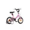 KPC FluoBike Kitty cicás VILÁGÍTÓS 12 rózsaszín fluoreszkáló gyermek kerékpár