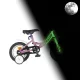 KPC FluoBike Rabbit nyuszis VILÁGÍTÓS 12 lila fluoreszkáló gyermek kerékpár