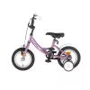 KPC FluoBike Rabbit nyuszis VILÁGÍTÓS 12 lila fluoreszkáló gyermek kerékpár
