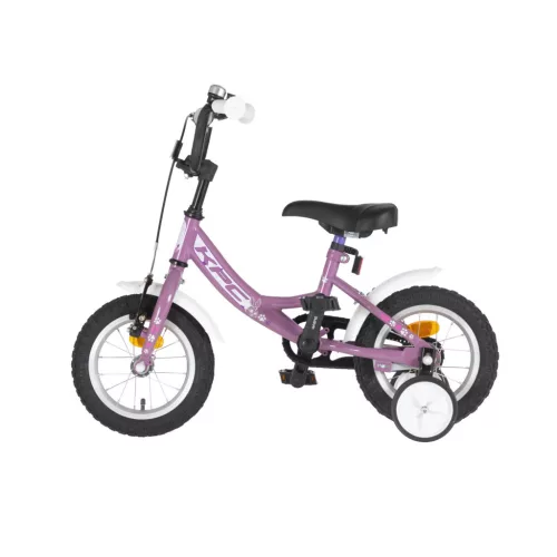 KPC FluoBike Rabbit nyuszis VILÁGÍTÓS 12 lila fluoreszkáló gyermek kerékpár