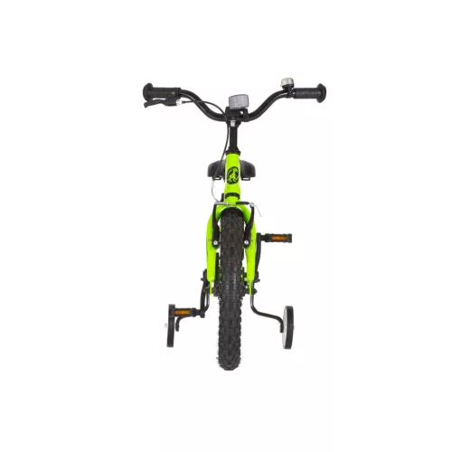 KPC FluoBike Raptor dinós VILÁGÍTÓS 16 neonzöld fluoreszkáló gyermek kerékpár