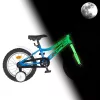 KPC FluoBike Police szirénás VILÁGÍTÓS 16 kék fluoreszkáló gyermek kerékpár
